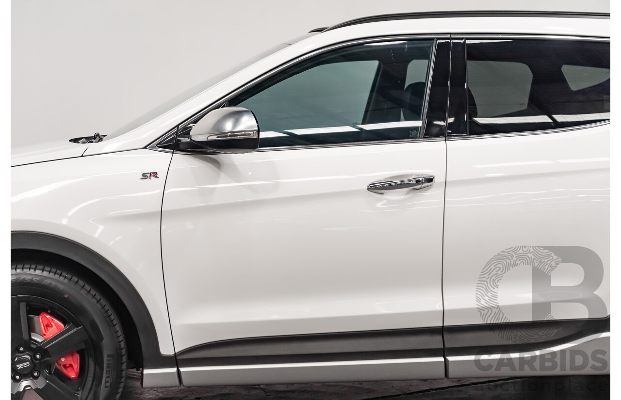 06/16 Hyundai Santa Fe SR CRDi (4x4) AWD DM MY15 4D Wagon White 2.2L