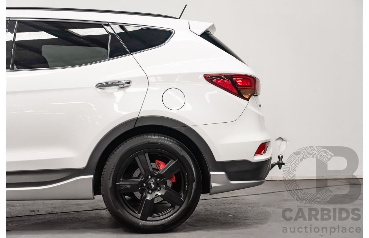 06/16 Hyundai Santa Fe SR CRDi (4x4) AWD DM MY15 4D Wagon White 2.2L