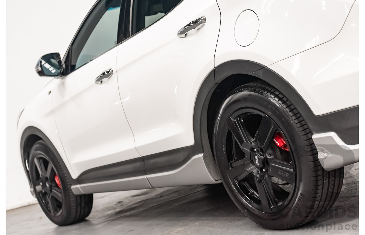 06/16 Hyundai Santa Fe SR CRDi (4x4) AWD DM MY15 4D Wagon White 2.2L