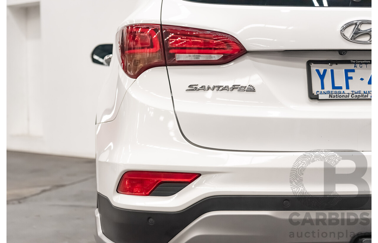 06/16 Hyundai Santa Fe SR CRDi (4x4) AWD DM MY15 4D Wagon White 2.2L