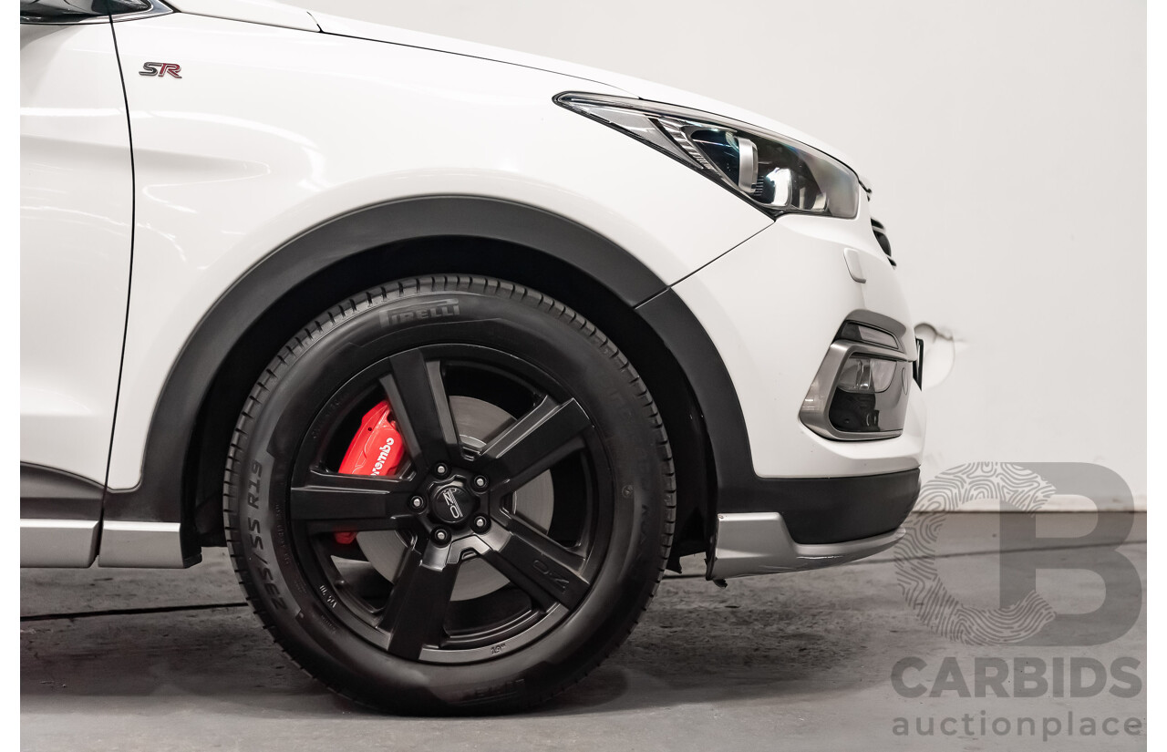 06/16 Hyundai Santa Fe SR CRDi (4x4) AWD DM MY15 4D Wagon White 2.2L