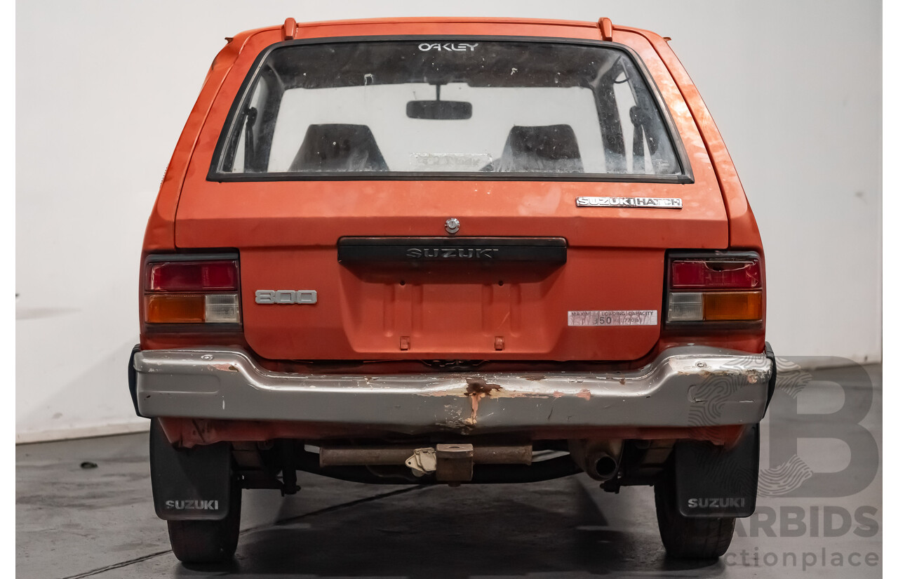 7/1981 Suzuki Hatch 800 Van Red 0.5L