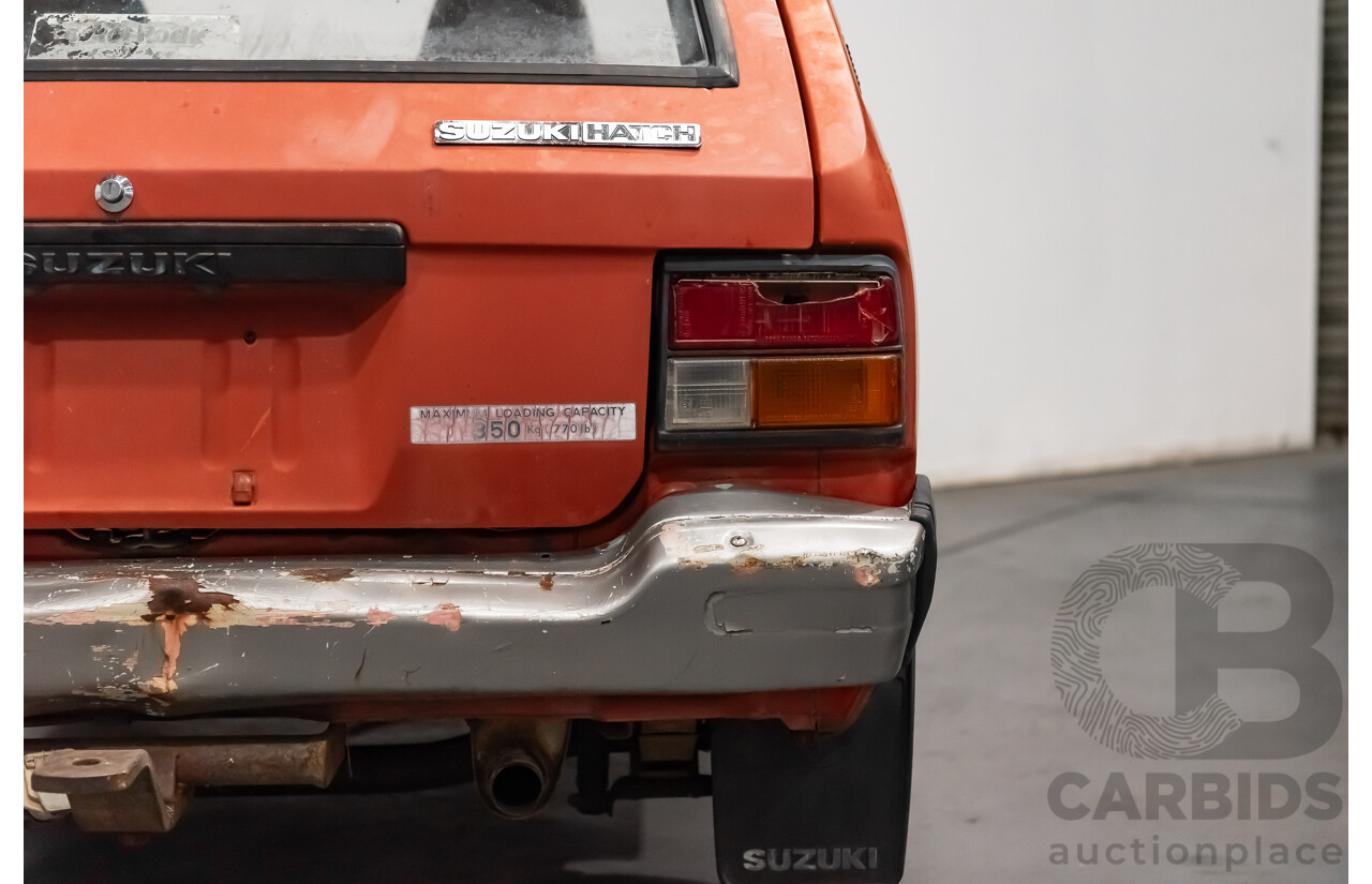 7/1981 Suzuki Hatch 800 Van Red 0.5L