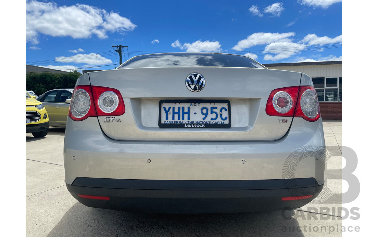 02/10 Volkswagen Jetta 118 TSI FWD 1KM MY10 4D Sedan Silver 1.4L