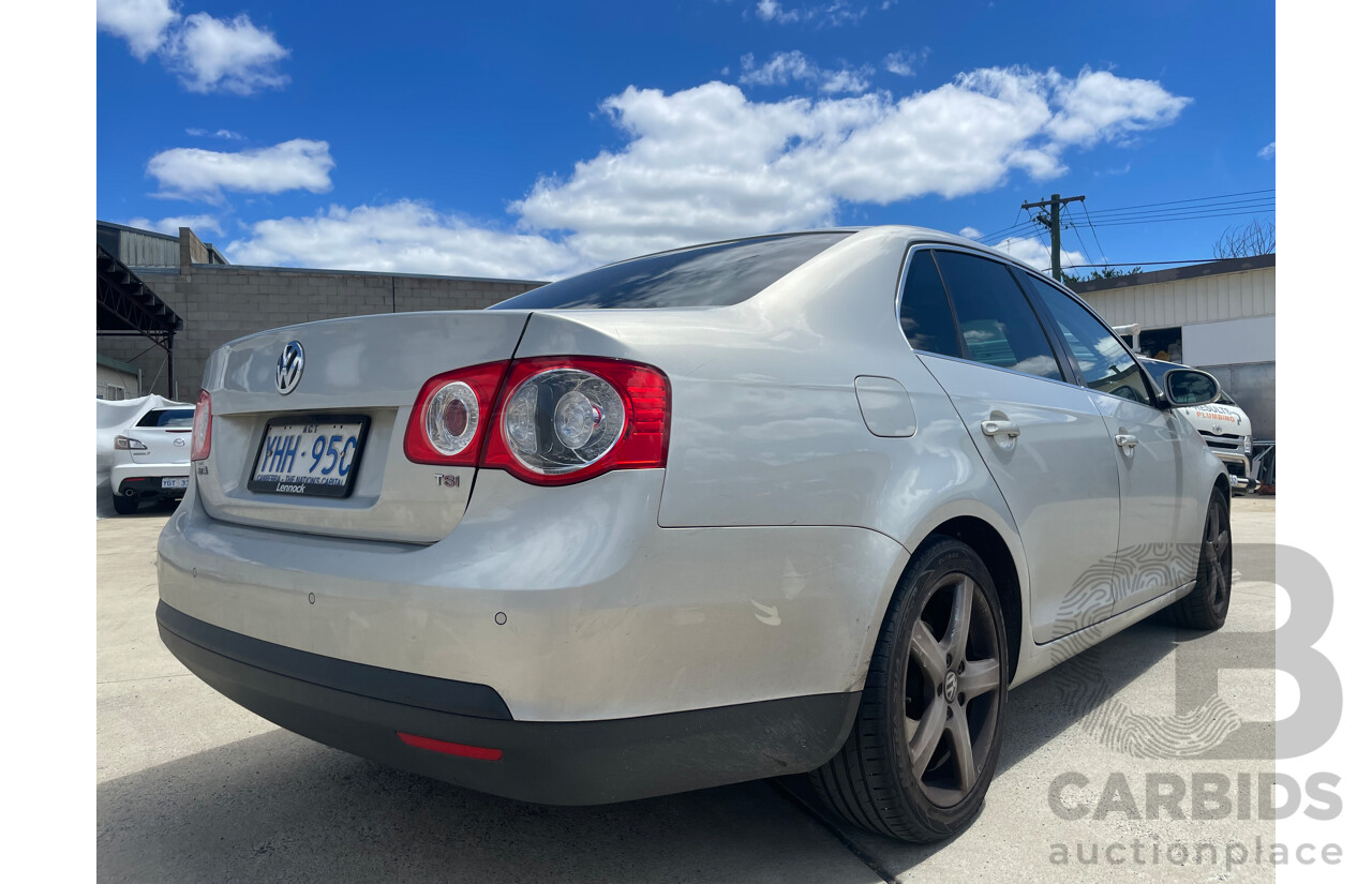02/10 Volkswagen Jetta 118 TSI FWD 1KM MY10 4D Sedan Silver 1.4L