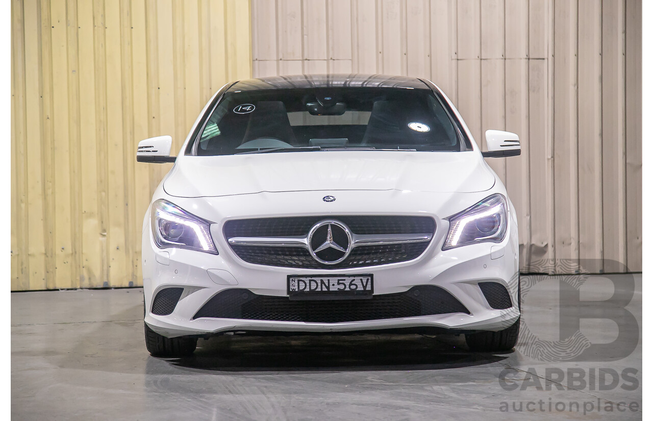 12/2015 Mercedes Benz CLA200 Shooting Brake 117 4d Wagon Calcite White Turbo 1.6L