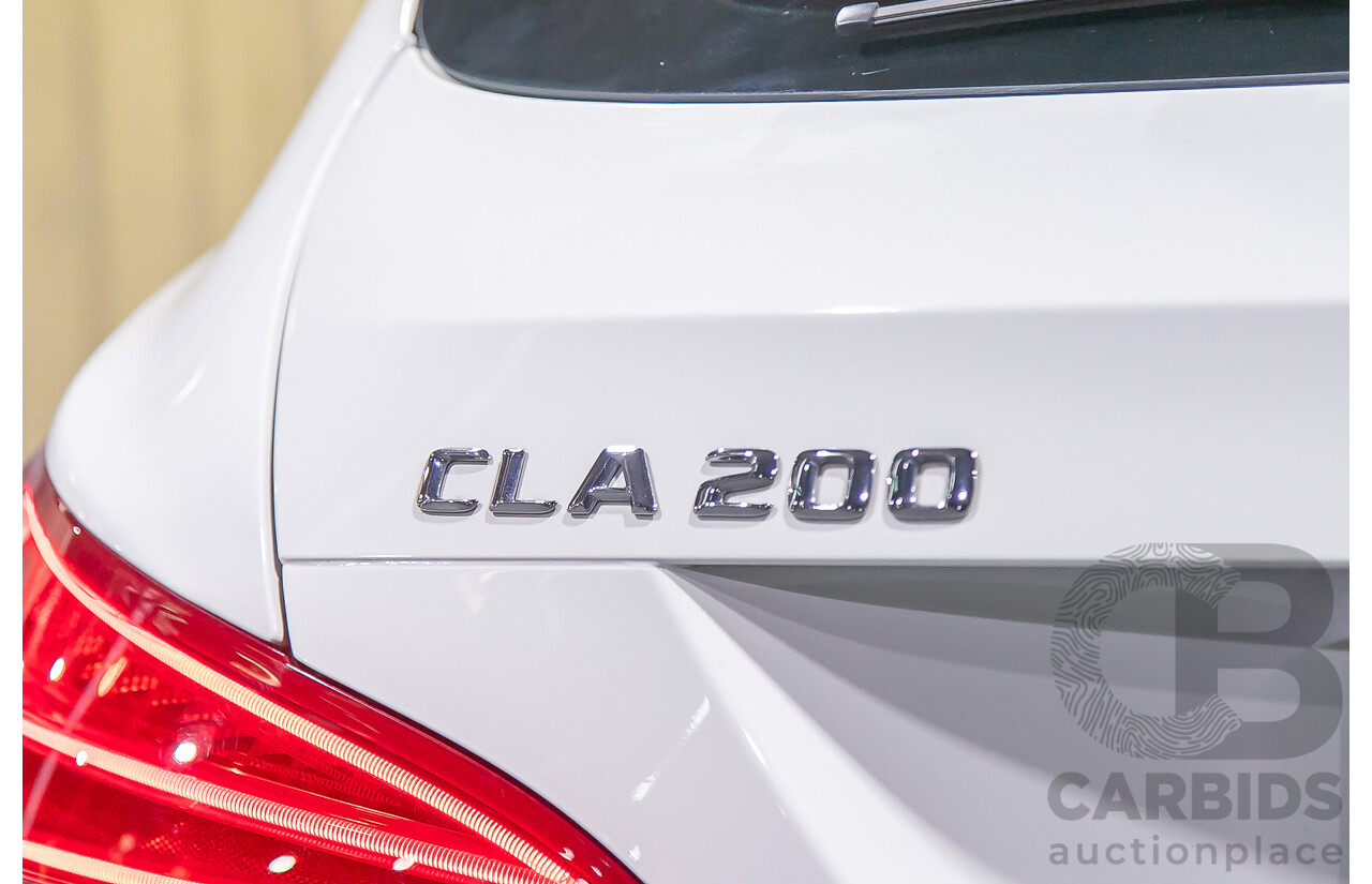 12/2015 Mercedes Benz CLA200 Shooting Brake 117 4d Wagon Calcite White Turbo 1.6L