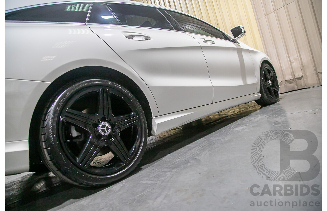 12/2015 Mercedes Benz CLA200 Shooting Brake 117 4d Wagon Calcite White Turbo 1.6L