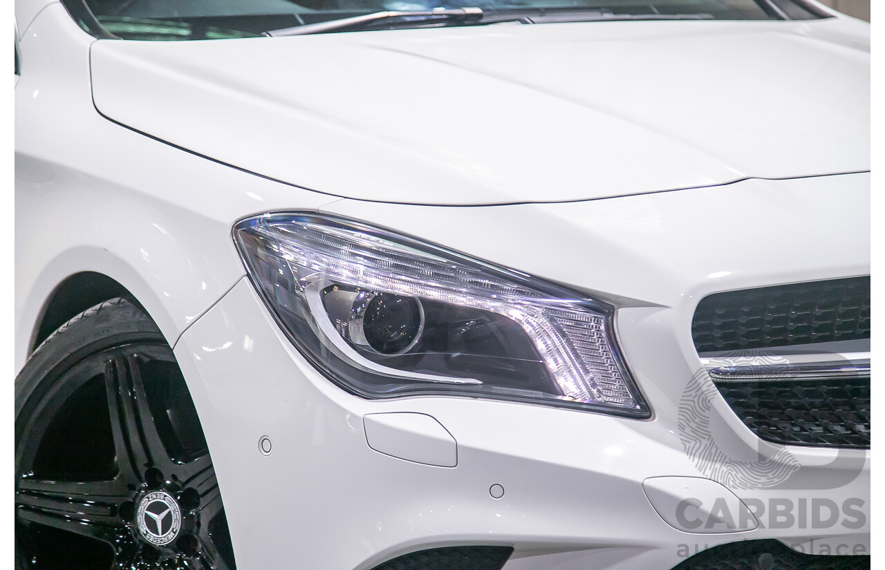 12/2015 Mercedes Benz CLA200 Shooting Brake 117 4d Wagon Calcite White Turbo 1.6L