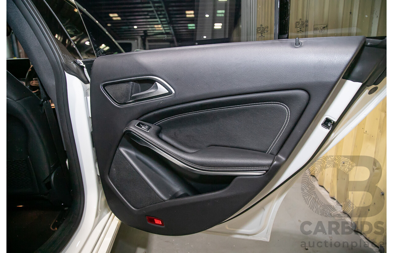 12/2015 Mercedes Benz CLA200 Shooting Brake 117 4d Wagon Calcite White Turbo 1.6L