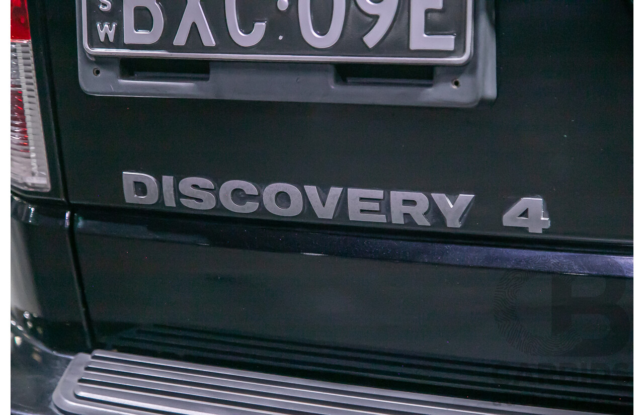2/2012 Land Rover Discovery 4 3.0 SDV6 HSE MY12 4d Wagon Black Twin Turbo Diesel V6 3.0L - 7 Seater