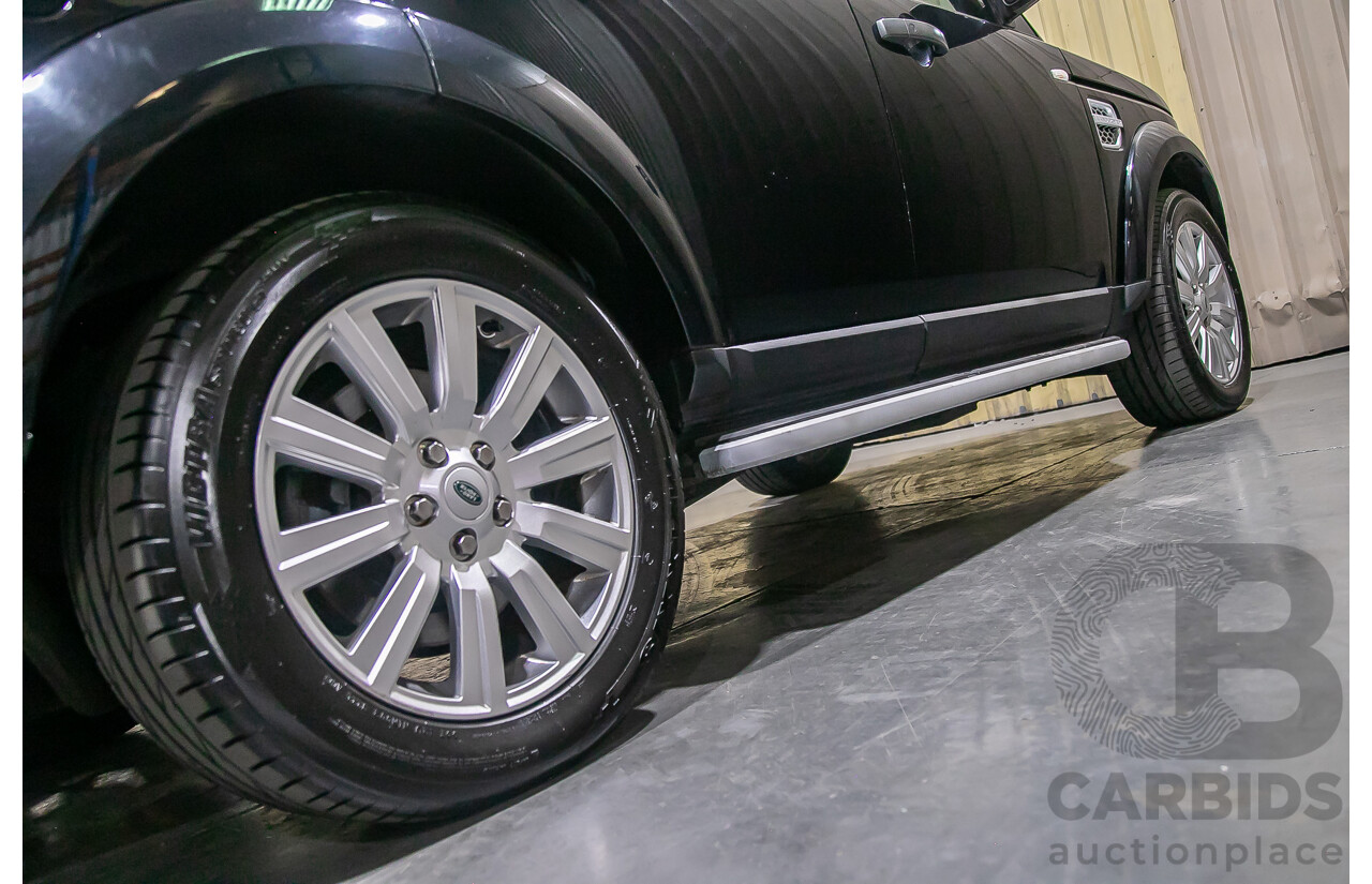 2/2012 Land Rover Discovery 4 3.0 SDV6 HSE MY12 4d Wagon Black Twin Turbo Diesel V6 3.0L - 7 Seater