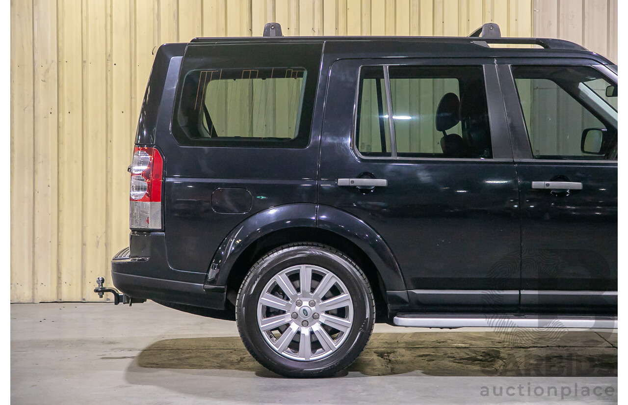 2/2012 Land Rover Discovery 4 3.0 SDV6 HSE MY12 4d Wagon Black Twin Turbo Diesel V6 3.0L - 7 Seater