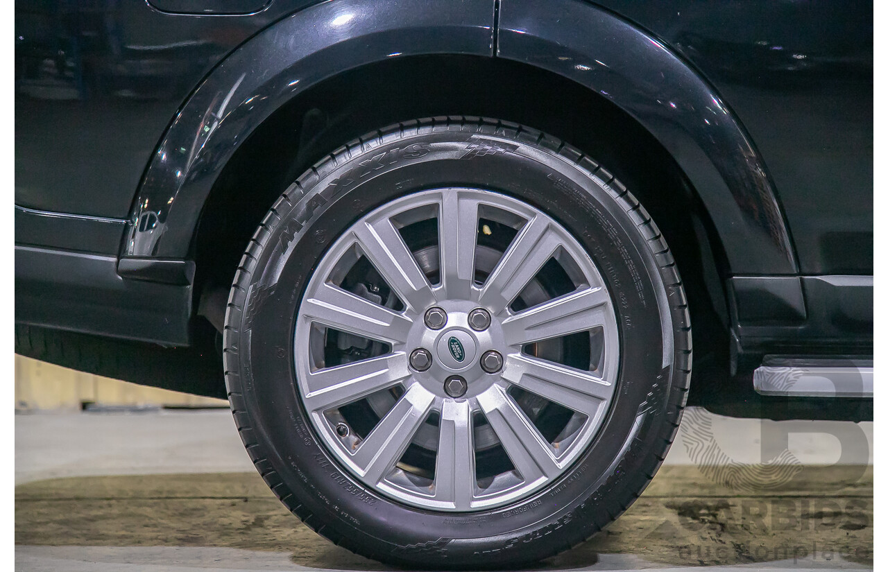 2/2012 Land Rover Discovery 4 3.0 SDV6 HSE MY12 4d Wagon Black Twin Turbo Diesel V6 3.0L - 7 Seater