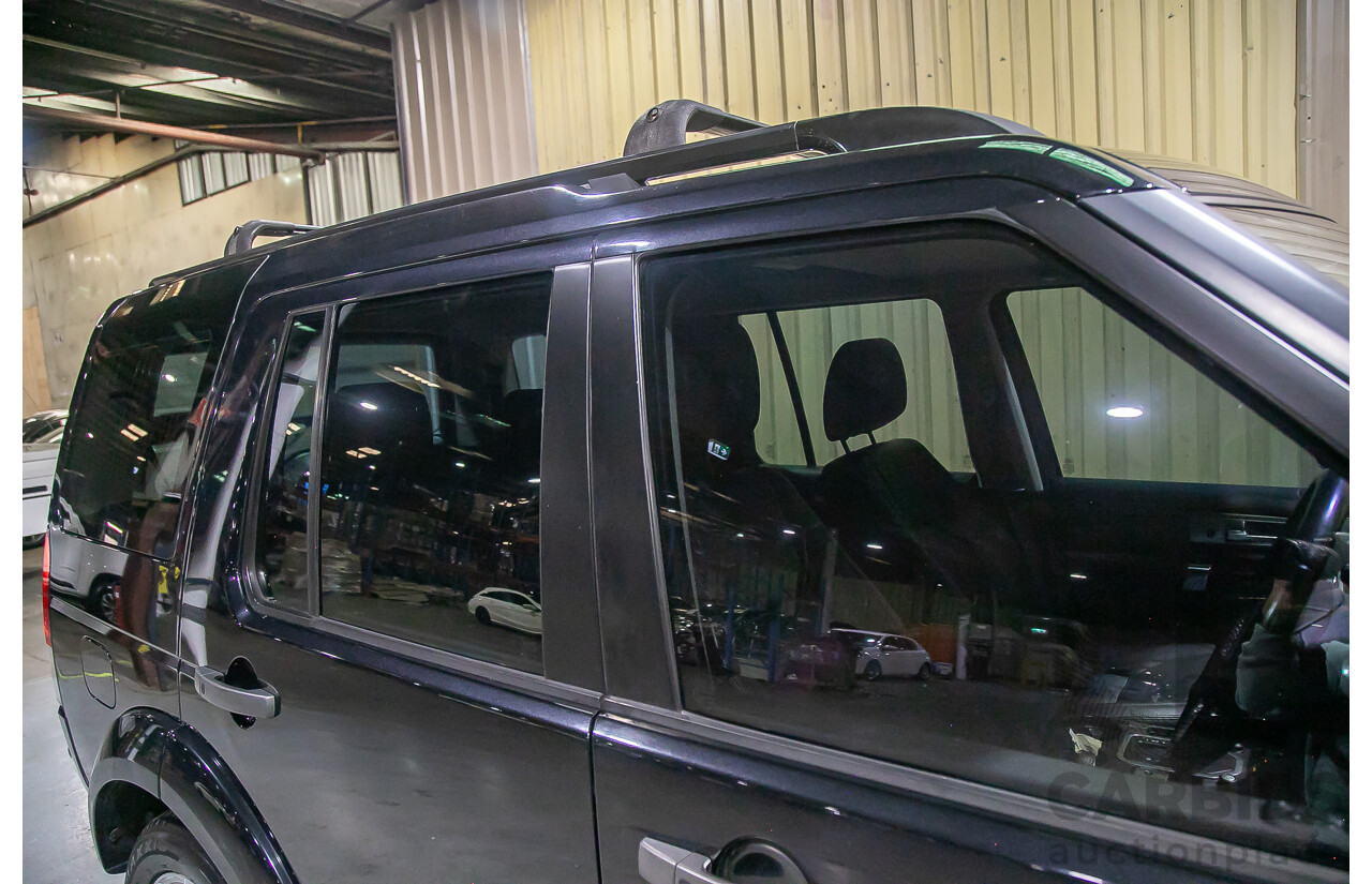 2/2012 Land Rover Discovery 4 3.0 SDV6 HSE MY12 4d Wagon Black Twin Turbo Diesel V6 3.0L - 7 Seater