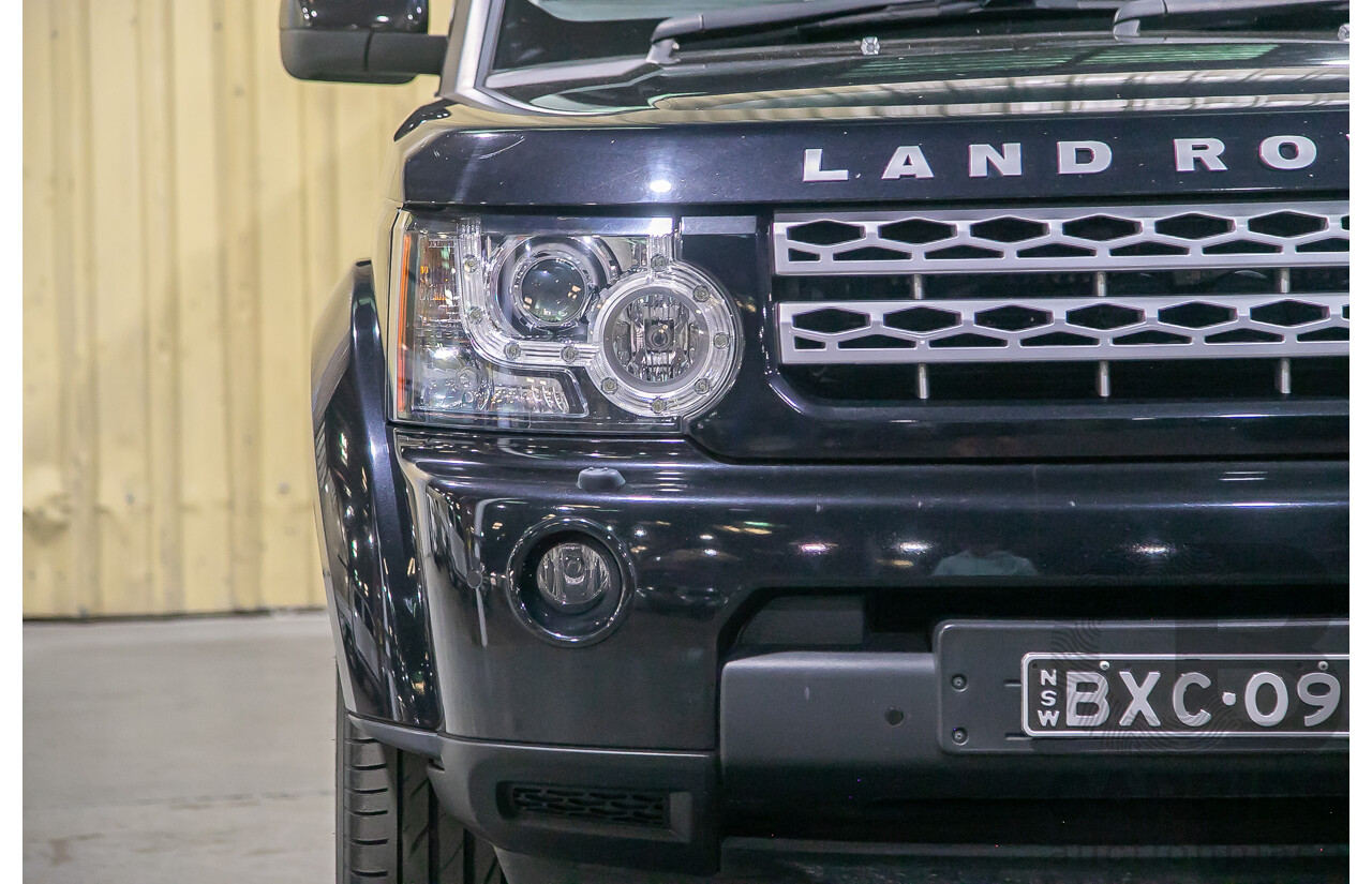 2/2012 Land Rover Discovery 4 3.0 SDV6 HSE MY12 4d Wagon Black Twin Turbo Diesel V6 3.0L - 7 Seater