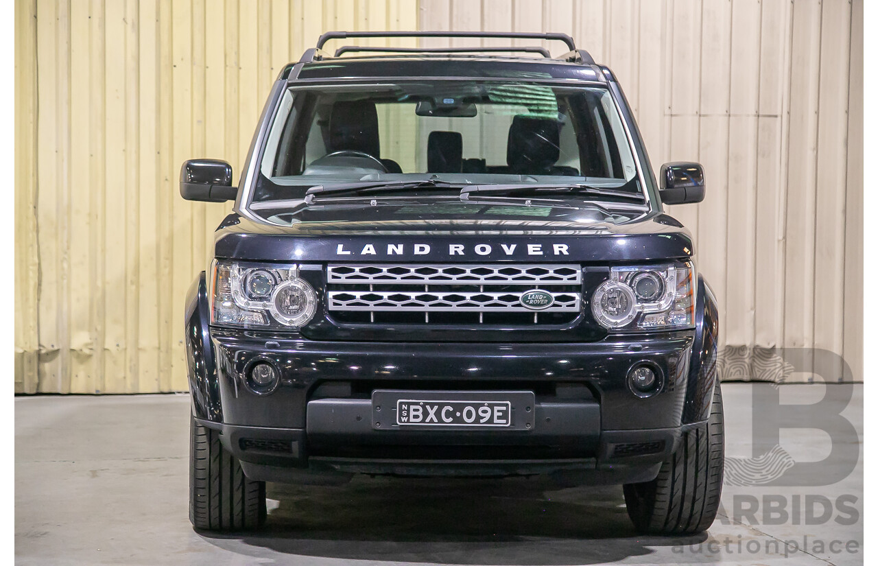 2/2012 Land Rover Discovery 4 3.0 SDV6 HSE MY12 4d Wagon Black Twin Turbo Diesel V6 3.0L - 7 Seater