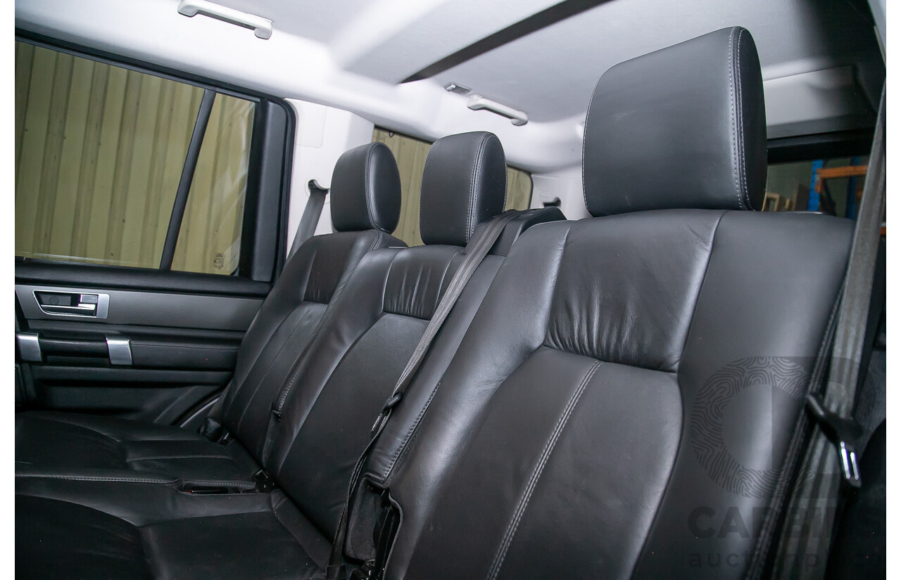2/2012 Land Rover Discovery 4 3.0 SDV6 HSE MY12 4d Wagon Black Twin Turbo Diesel V6 3.0L - 7 Seater