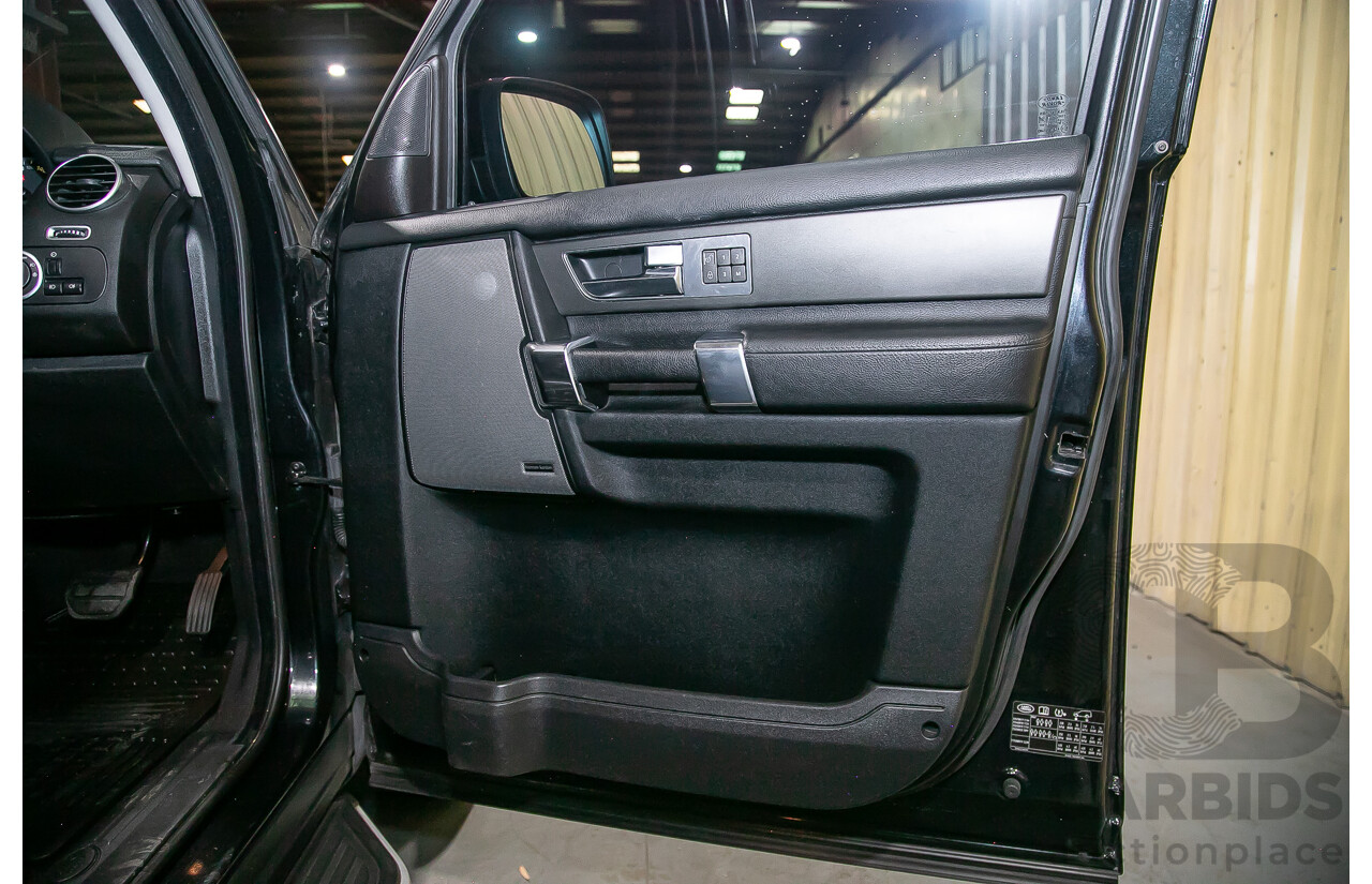 2/2012 Land Rover Discovery 4 3.0 SDV6 HSE MY12 4d Wagon Black Twin Turbo Diesel V6 3.0L - 7 Seater