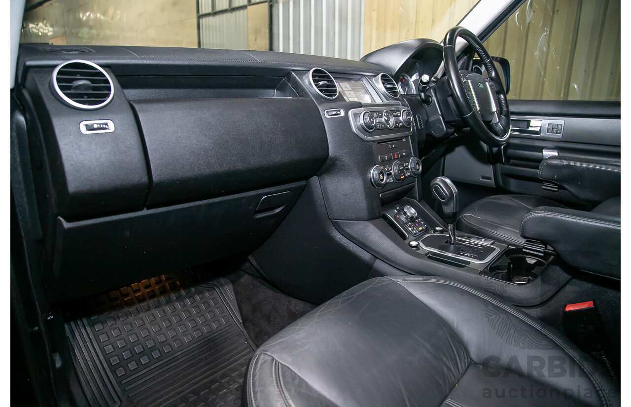 2/2012 Land Rover Discovery 4 3.0 SDV6 HSE MY12 4d Wagon Black Twin Turbo Diesel V6 3.0L - 7 Seater