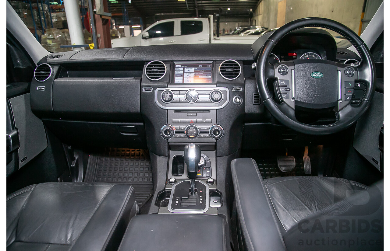 2/2012 Land Rover Discovery 4 3.0 SDV6 HSE MY12 4d Wagon Black Twin Turbo Diesel V6 3.0L - 7 Seater