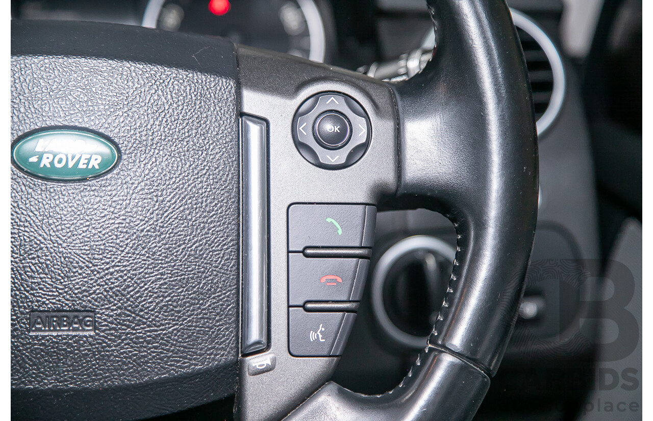 2/2012 Land Rover Discovery 4 3.0 SDV6 HSE MY12 4d Wagon Black Twin Turbo Diesel V6 3.0L - 7 Seater