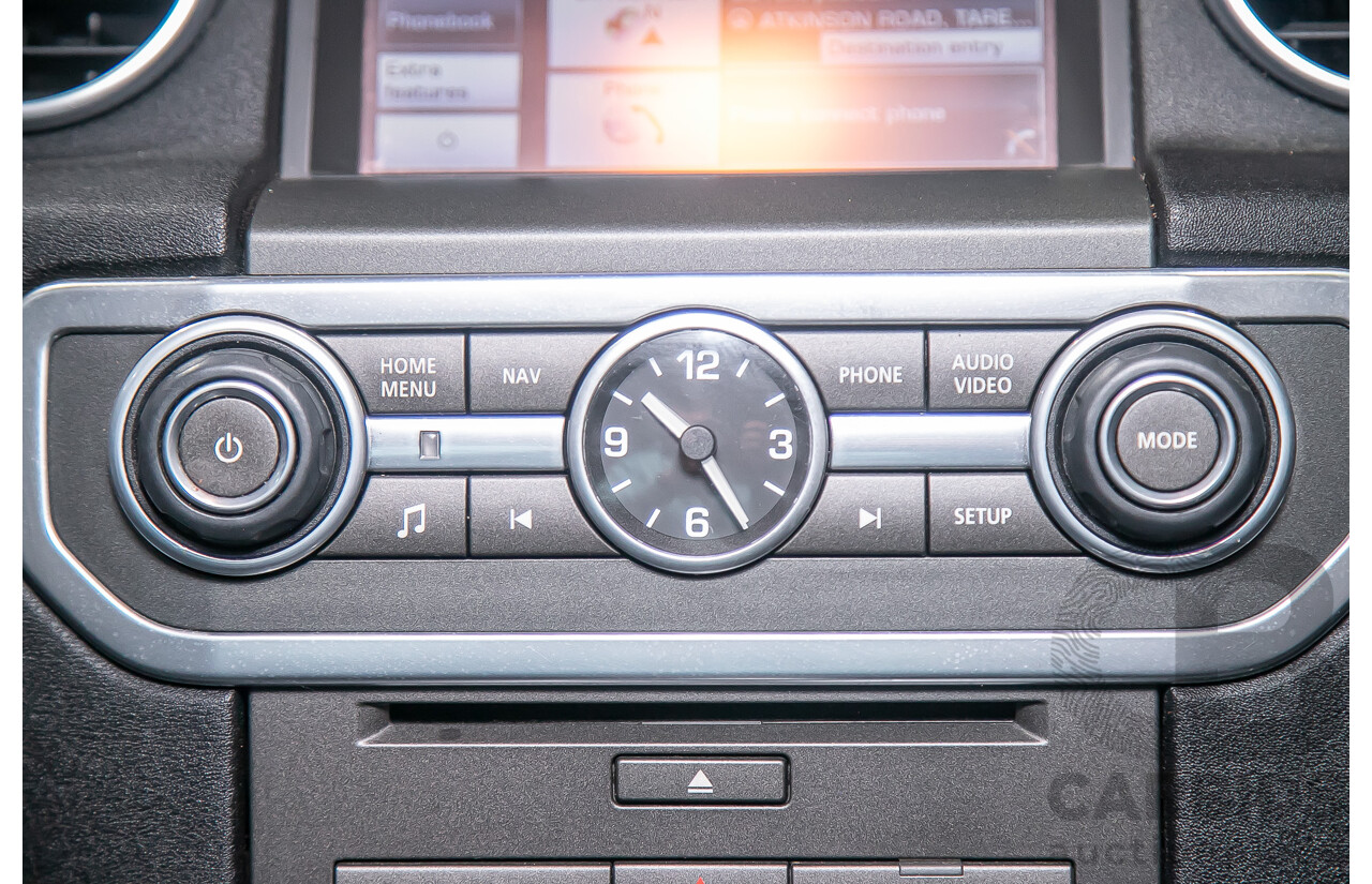 2/2012 Land Rover Discovery 4 3.0 SDV6 HSE MY12 4d Wagon Black Twin Turbo Diesel V6 3.0L - 7 Seater