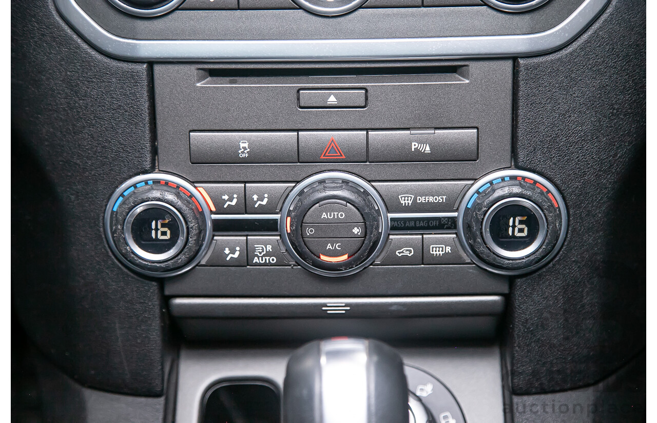 2/2012 Land Rover Discovery 4 3.0 SDV6 HSE MY12 4d Wagon Black Twin Turbo Diesel V6 3.0L - 7 Seater