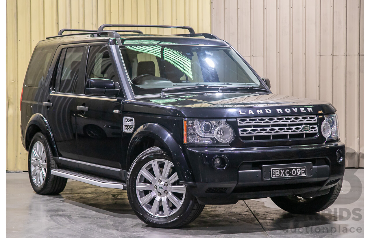 2/2012 Land Rover Discovery 4 3.0 SDV6 HSE MY12 4d Wagon Black Twin Turbo Diesel V6 3.0L - 7 Seater