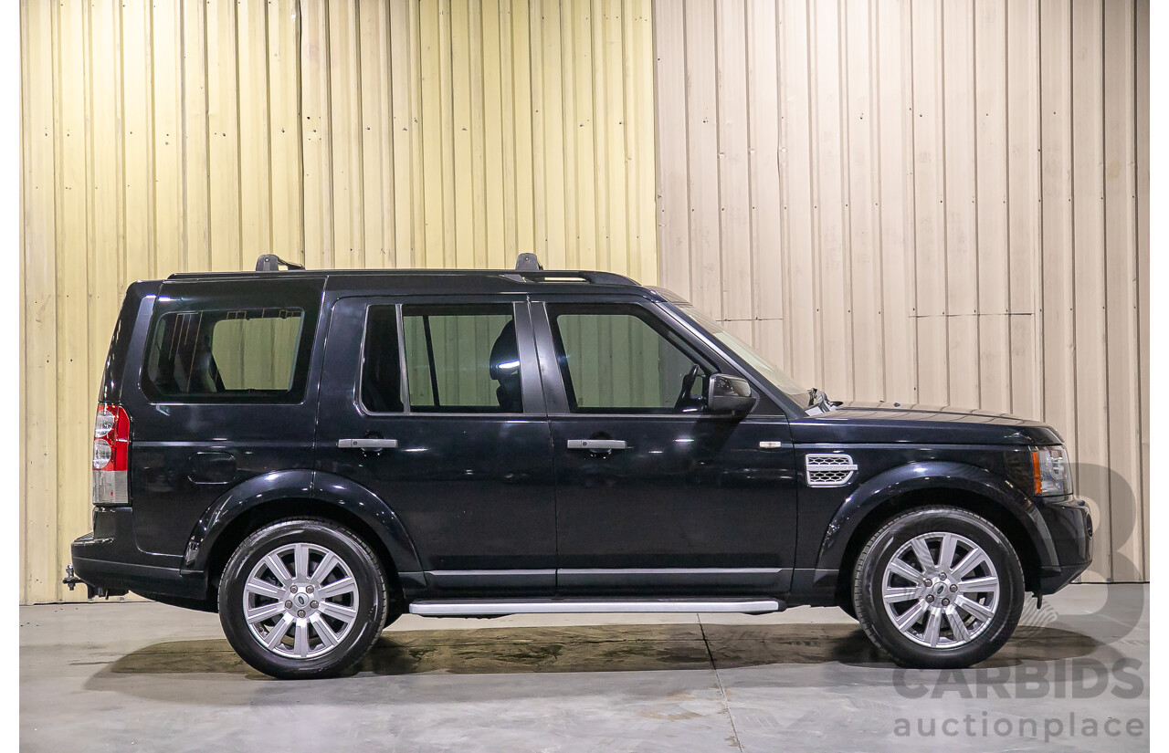 2/2012 Land Rover Discovery 4 3.0 SDV6 HSE MY12 4d Wagon Black Twin Turbo Diesel V6 3.0L - 7 Seater