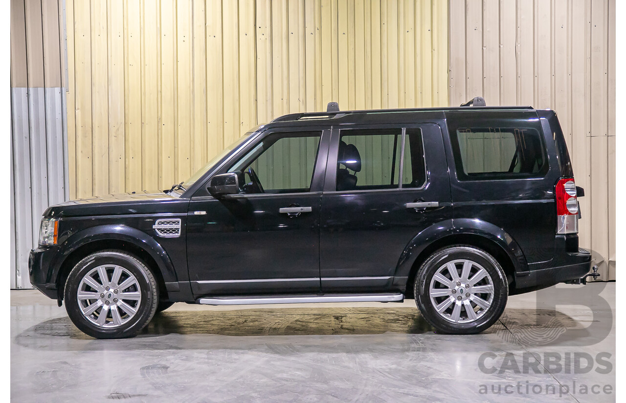 2/2012 Land Rover Discovery 4 3.0 SDV6 HSE MY12 4d Wagon Black Twin Turbo Diesel V6 3.0L - 7 Seater