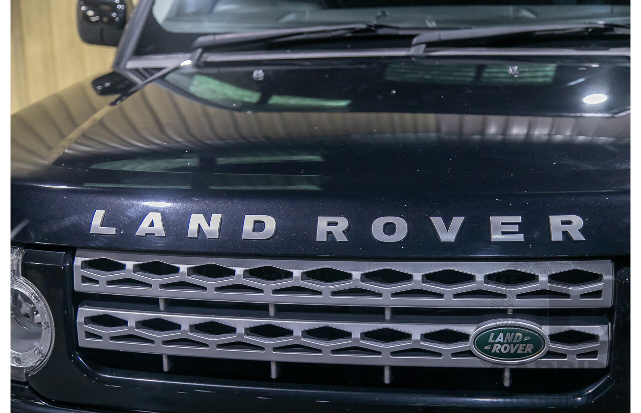 2/2012 Land Rover Discovery 4 3.0 SDV6 HSE MY12 4d Wagon Black Twin Turbo Diesel V6 3.0L - 7 Seater