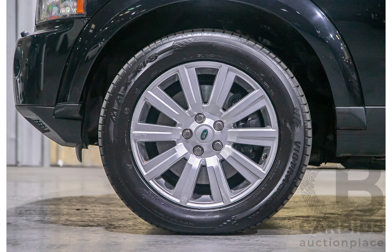2/2012 Land Rover Discovery 4 3.0 SDV6 HSE MY12 4d Wagon Black Twin Turbo Diesel V6 3.0L - 7 Seater