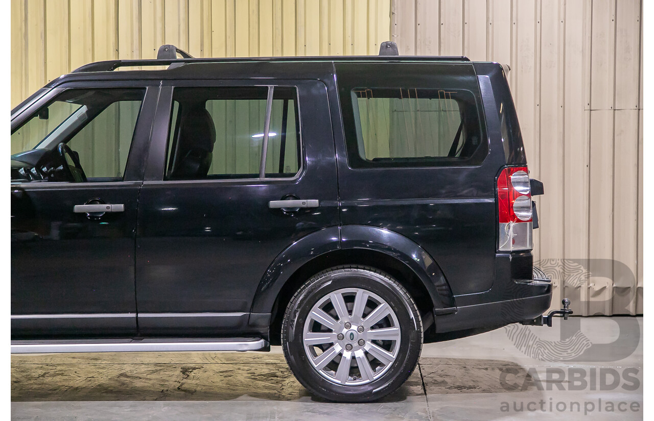 2/2012 Land Rover Discovery 4 3.0 SDV6 HSE MY12 4d Wagon Black Twin Turbo Diesel V6 3.0L - 7 Seater