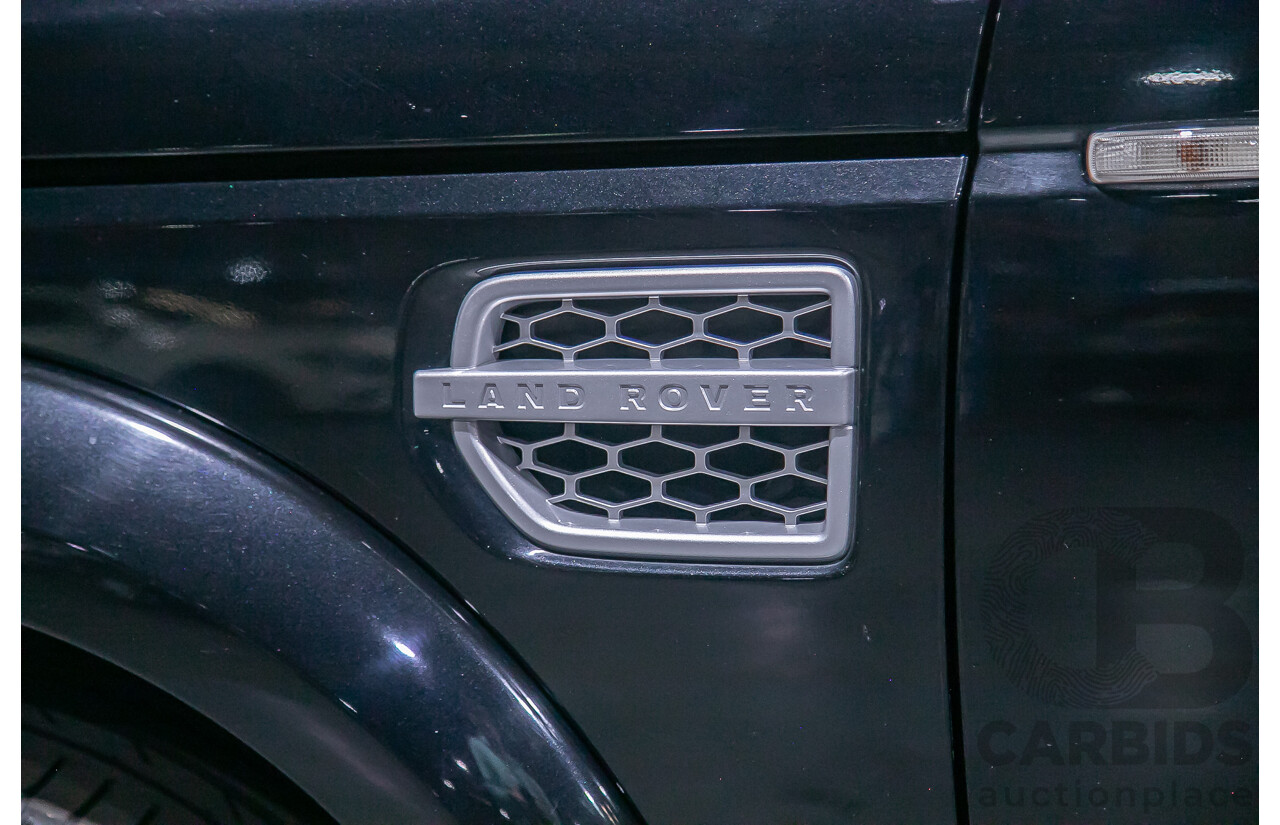 2/2012 Land Rover Discovery 4 3.0 SDV6 HSE MY12 4d Wagon Black Twin Turbo Diesel V6 3.0L - 7 Seater