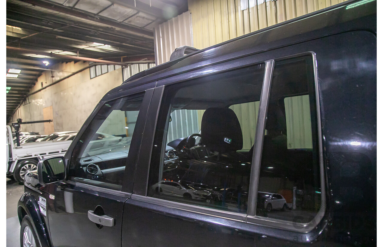 2/2012 Land Rover Discovery 4 3.0 SDV6 HSE MY12 4d Wagon Black Twin Turbo Diesel V6 3.0L - 7 Seater