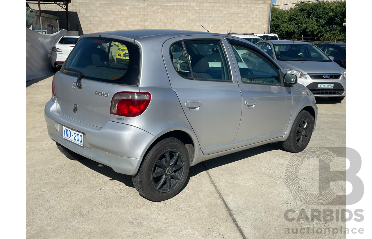 06/01 Toyota Echo  FWD NCP10R 5D Hatchback Silver  1.3L