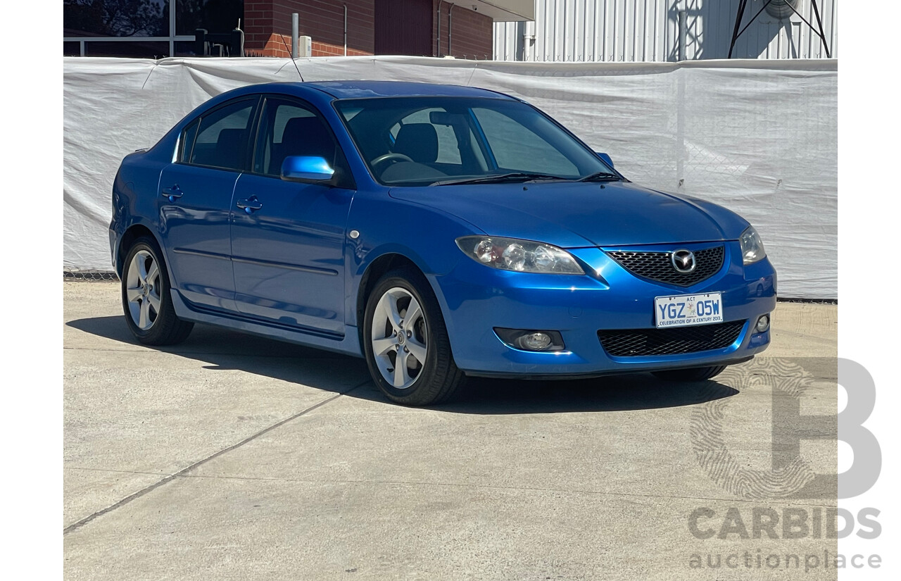 11/05 Mazda Mazda3 MAXX SPORT FWD BK 4D Sedan Blue 2.0L