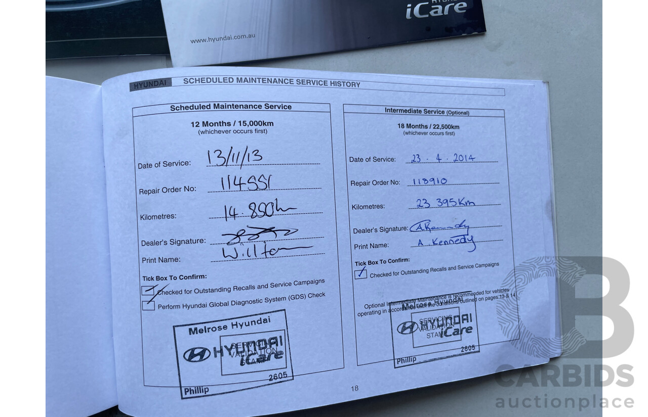 07/12 Hyundai I30 cw SX 1.6 CRDi FWD FD MY12 4D Wagon White 1.6L