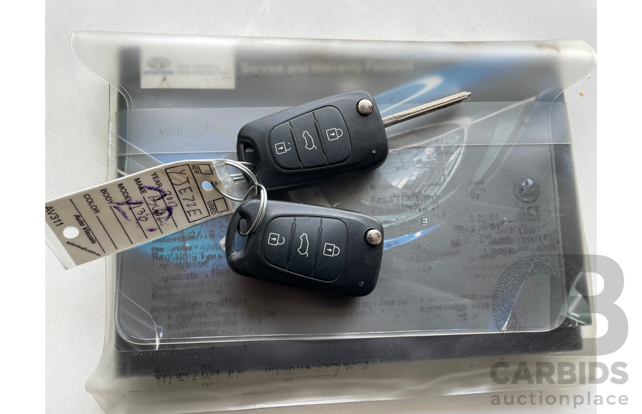 07/12 Hyundai I30 cw SX 1.6 CRDi FWD FD MY12 4D Wagon White 1.6L