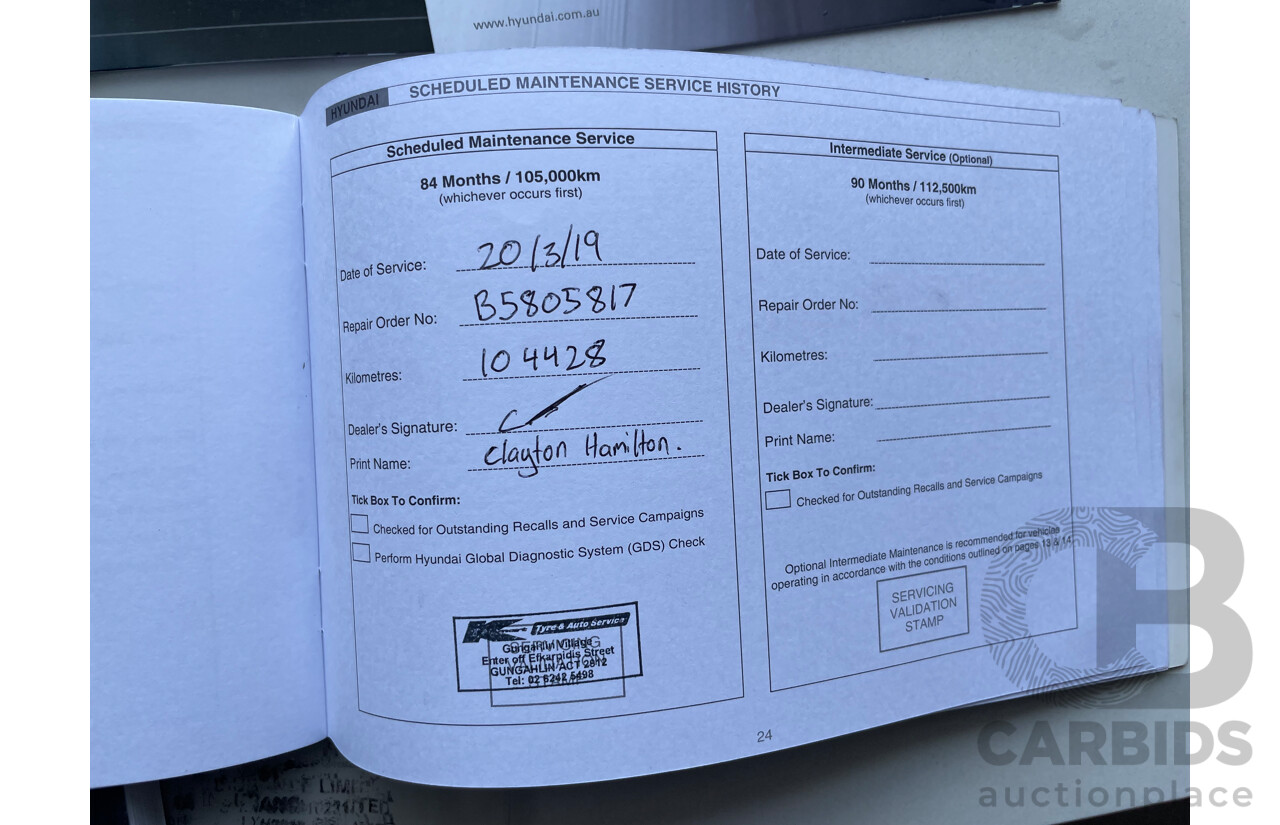 07/12 Hyundai I30 cw SX 1.6 CRDi FWD FD MY12 4D Wagon White 1.6L