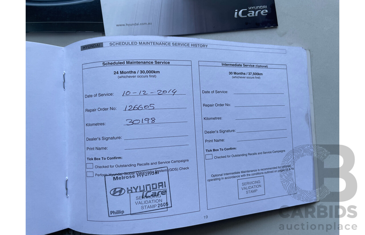 07/12 Hyundai I30 cw SX 1.6 CRDi FWD FD MY12 4D Wagon White 1.6L