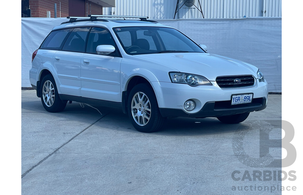 06/05 Subaru Outback 2.5i PREMIUM AWD AWD MY05 4D Wagon White 2.5L