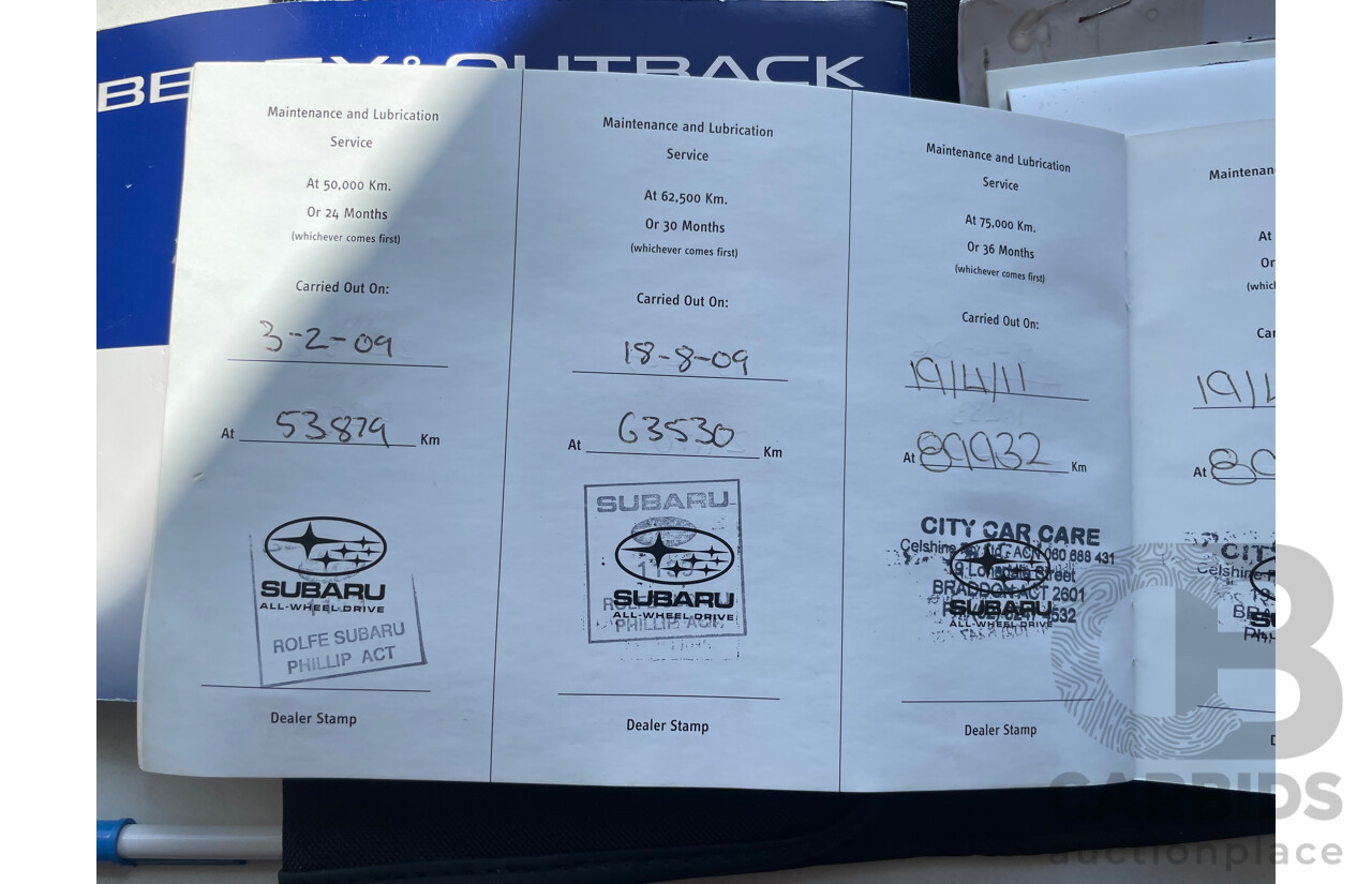 06/05 Subaru Outback 2.5i PREMIUM AWD AWD MY05 4D Wagon White 2.5L