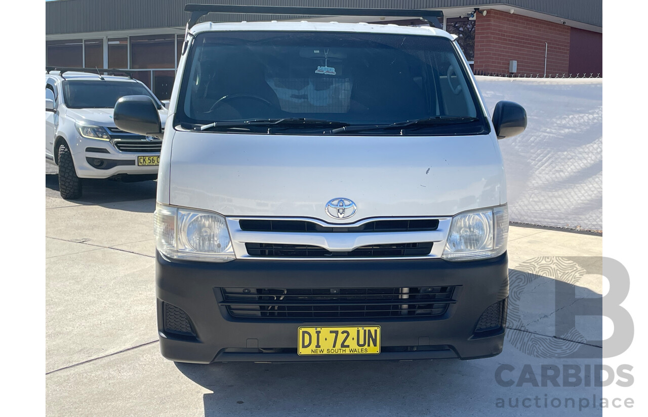 02/12 Toyota Hiace LWB RWD KDH201R MY11 UPGRADE 4D Van White 3.0L