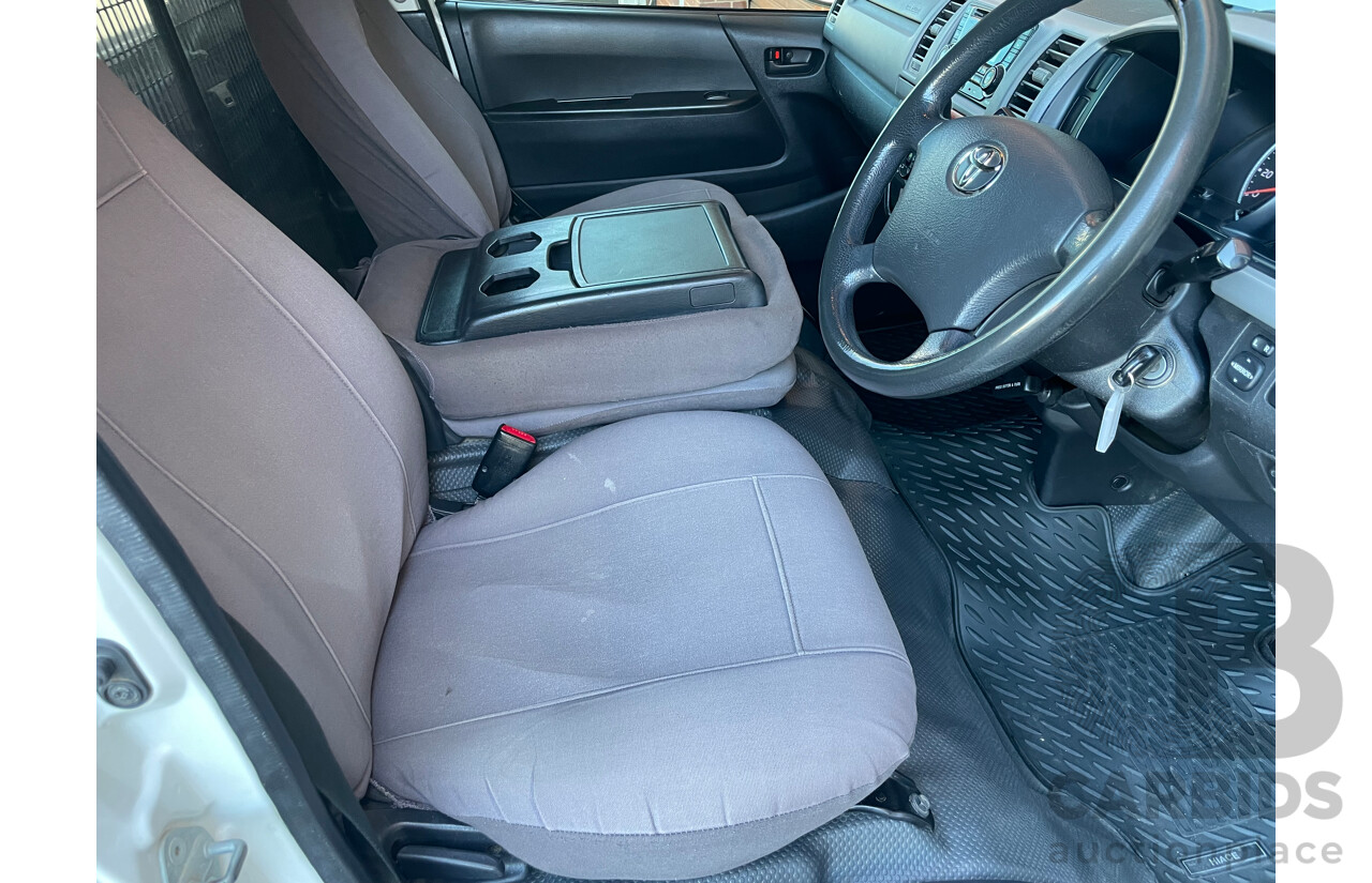 02/12 Toyota Hiace LWB RWD KDH201R MY11 UPGRADE 4D Van White 3.0L