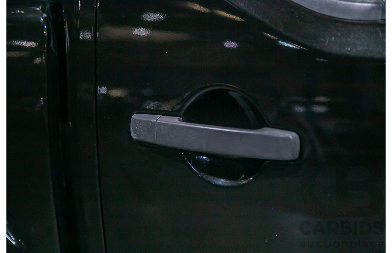 1/2012 Nissan Navara ST-X 550 (4x4) D40 MY12 Dual Cab Utility Black Turbo Diesel V6 3.0L