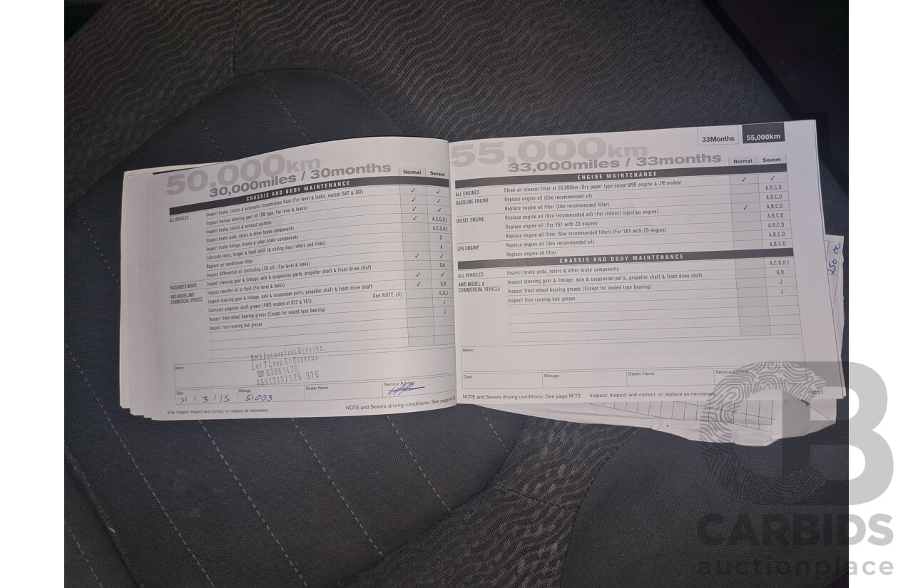 1/2012 Nissan Navara ST-X 550 (4x4) D40 MY12 Dual Cab Utility Black Turbo Diesel V6 3.0L