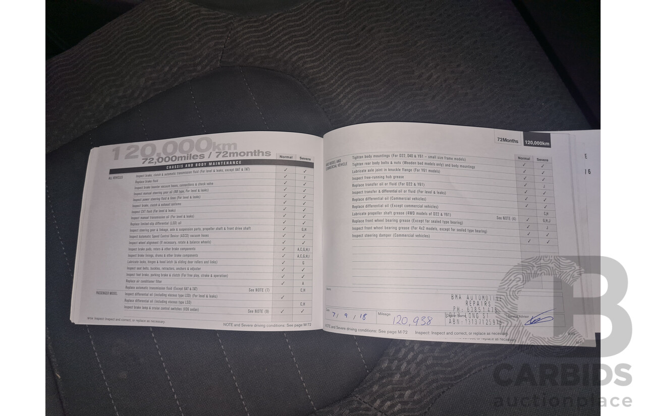 1/2012 Nissan Navara ST-X 550 (4x4) D40 MY12 Dual Cab Utility Black Turbo Diesel V6 3.0L