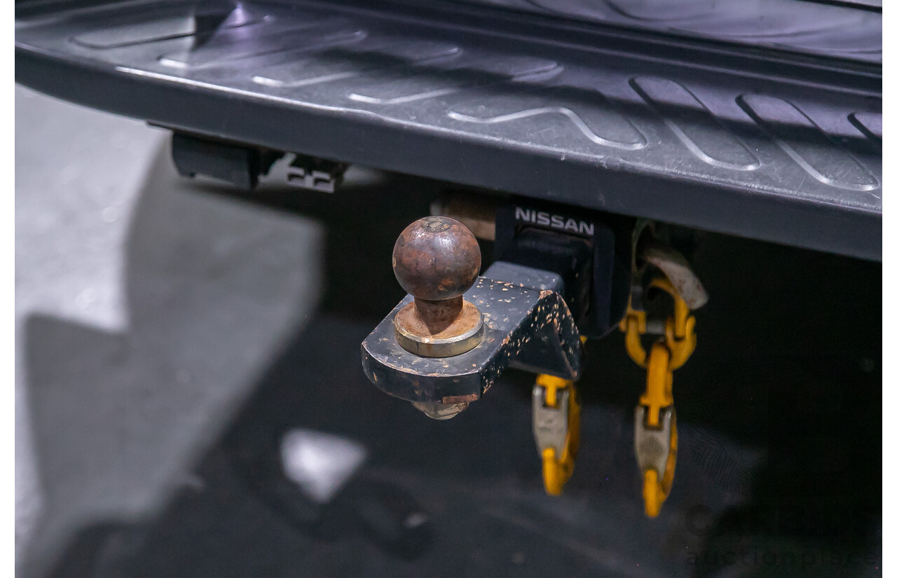 1/2012 Nissan Navara ST-X 550 (4x4) D40 MY12 Dual Cab Utility Black Turbo Diesel V6 3.0L